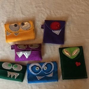 Handmade Felt Pouch Set